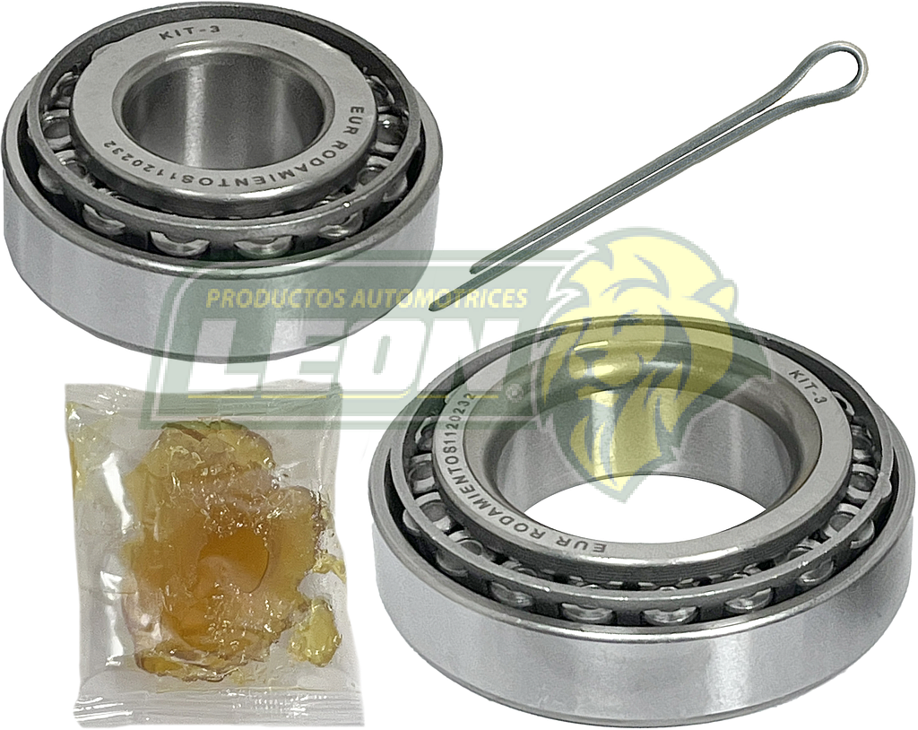 BALERO RUEDA DELANTERA Y TRASERA CONO Y TAZA (L12649/10 Y L48548/10) NISSAN FRONTIER, NP300, DODGE RAM 1500, G.M. LUV “KIT”