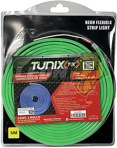 MANGUERA DE LED FLEXIBLE DE 30W TIPO GEL, COLOR VERDE (5 mts.)