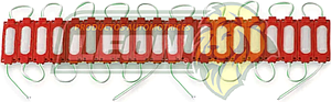 MODULO TIPO CHIP C/6 LEDS 5730 ROJO