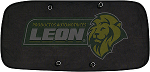 CORTINA NYLON RECTANGULAR CHICA 4 CHUPONES 90x43 cm (X PZA) MEDALLON CHICO (570456570049)