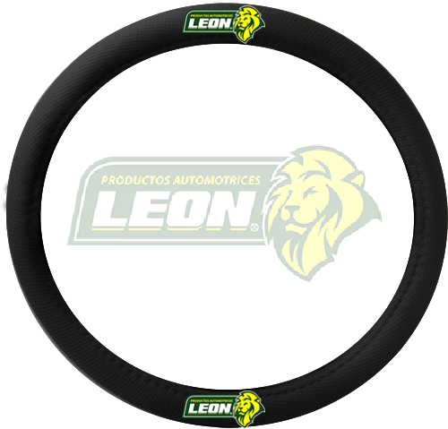 FUNDA P/VOLANTE T/PIEL NEGRA C/HOYOS UNIVERSAL