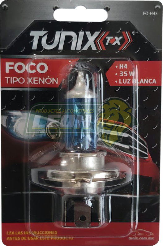 FOCO 12V 35/35W MOTO AZUL PZA T/XENON (HYB35, H4B35)