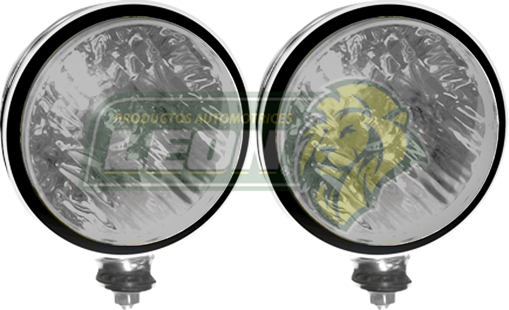 FARO 4X4 6” BLANCO T/JACKMAN (JGO. c/2 pz.)