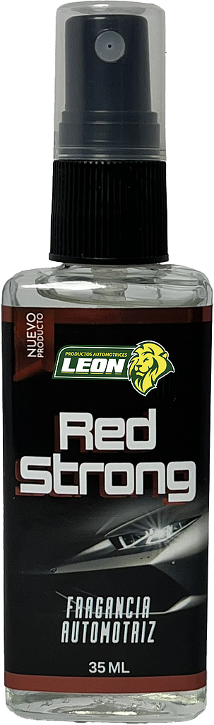 AROMATIZANTE o FRAGANCIA AUTOMOTRIZ LIQUIDO (ENVASE VIDRIO) 35 ml. CABALLERO RED STRONG (HUGO RED)