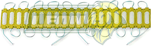 MODULO TIPO CHIP C/6 LEDS 5730 AMARILLO