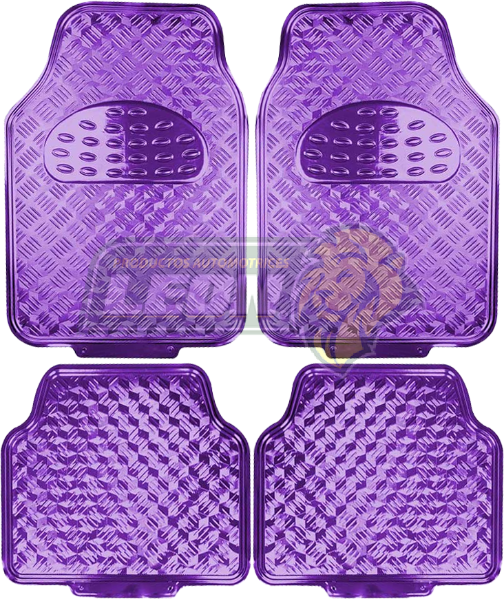 TAPETE CROMADO LILA SATINADO (JGO. c/4 pz.)