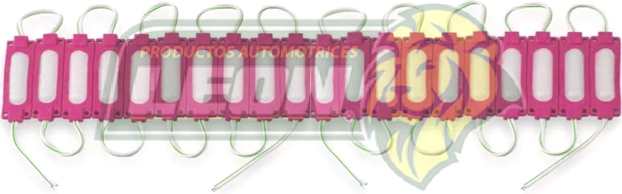 MODULO TIPO CHIP C/6 LEDS 5730 ROSA