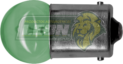 FOCO 67 12V 4CP 1 POLO BOMBILLA MINI VERDE (BA15S)