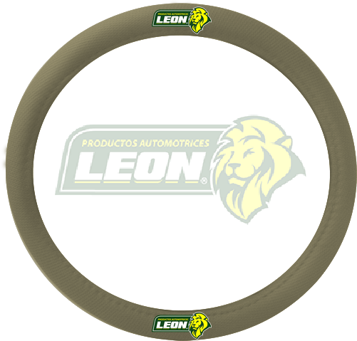 FUNDA P/VOLANTE T/PIEL BEIGE LISA C/HOYOS