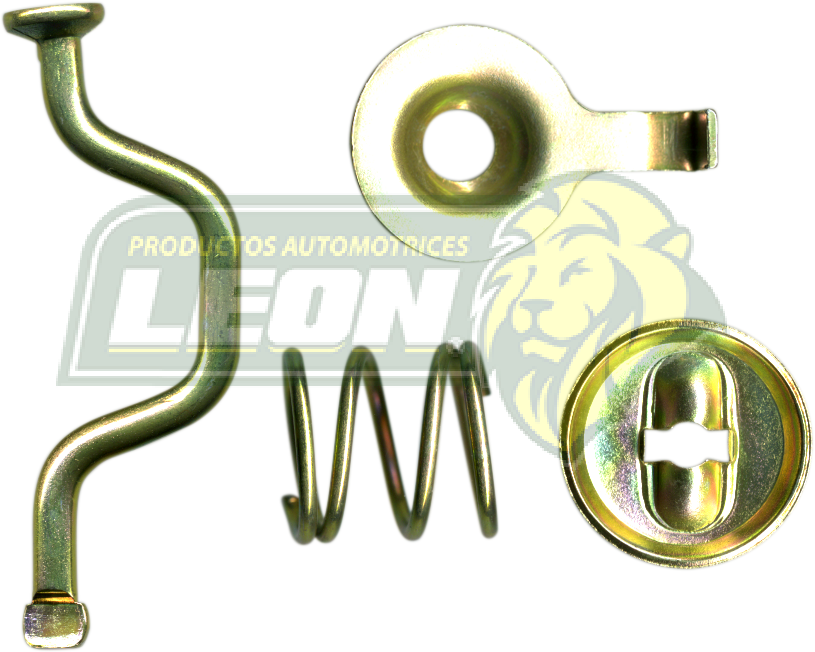 JUEGO DE CLAVO BALATA TOYOTA RAV4 I (1 CLAVO CURVO, 1 RESORTE, 2 CAZUELAS)