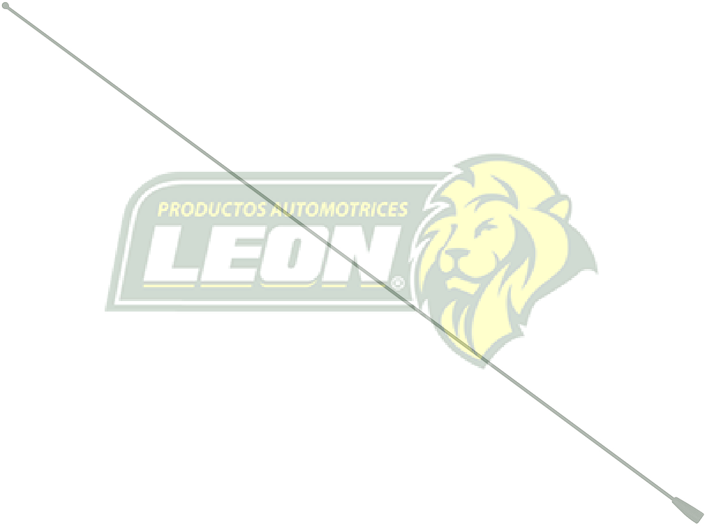 VARILLA REPUESTO P/ANTENA CROMADA C/3 ADAPATADORES (STM804)