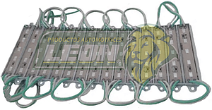MODULO 100 HYPERLEDS CUADRADO 12V 5 LEDS (FT05, GRN)