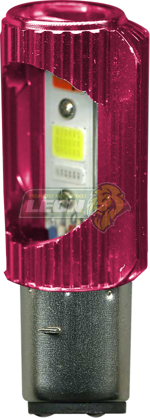 FOCO DE MOTO BA20 CON ESTROBO ALTA Y BAJA ROJO