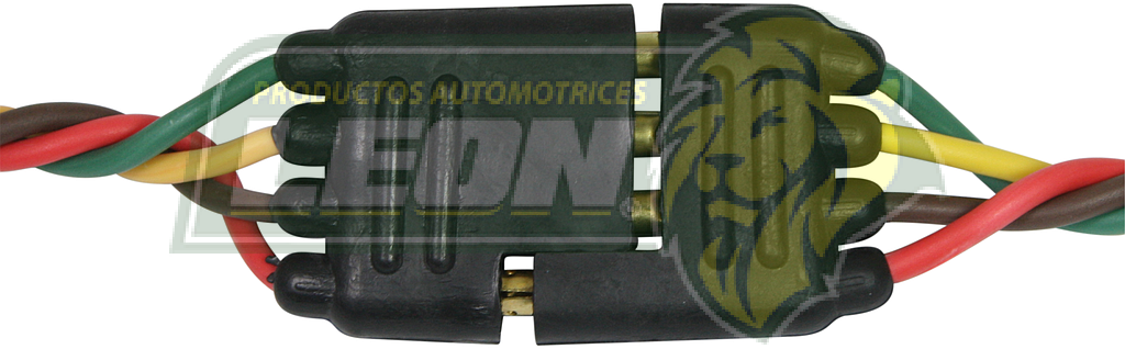 CONECTOR MOLDEADO 4 VIAS “PLANO” G065