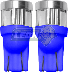 FOCO PELLIZCO 12V 2W 6 LEDS COB AZUL (JGO. c/2 pz.) TUNIX