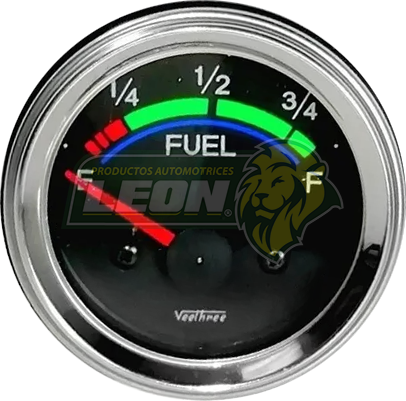 MARCADOR APARATO FISICO COMBUSTIBLE UNIVERSAL  12V (260938) CROM VEETHRE