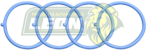 LIGAS ADMISION G.M. CORSA, TORNADO 1.8L 03-09 (93397790) (JGO. c/4 pzas.)