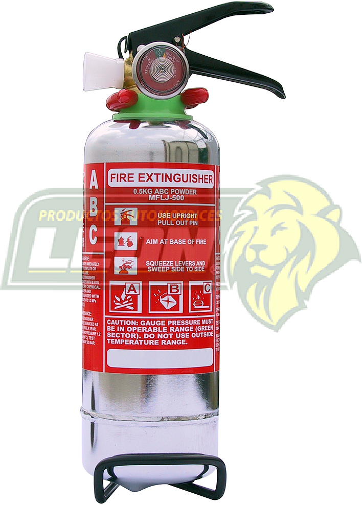 EXTINTOR ROJO 1/2 KILO RECARGABLE C/BASE