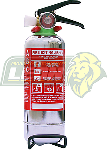 EXTINTOR ROJO 1/2 KILO RECARGABLE C/BASE