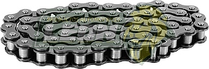 CADENA P/MOTOCICLETA 428HOX136L (SUPER REFORZADA)