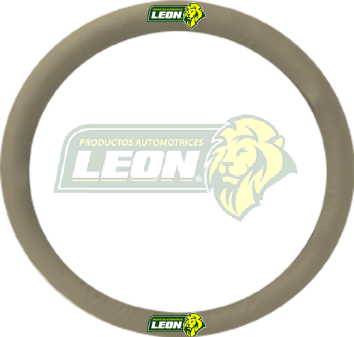 FUNDA P/VOLANTE TIPO PIEL BEIGE PUNTOS LISA CHICO ATOS, SPARK, BEAT, MARCH ETC.