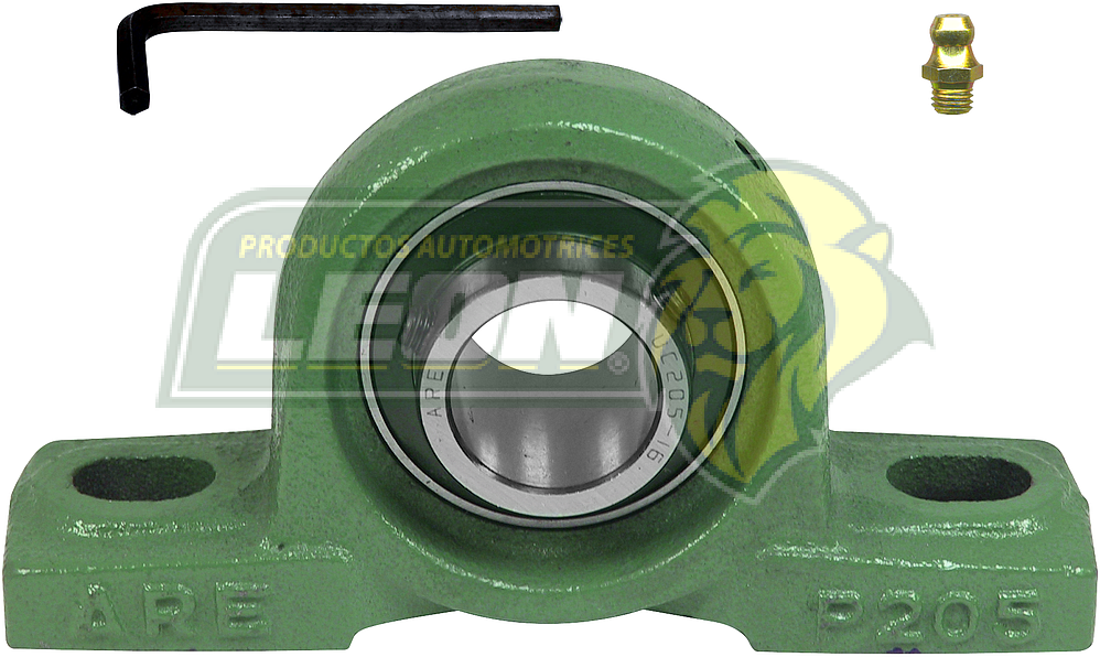 CHUMACERA DE PISO CON BASE REFORZADO DE 1-7/16"