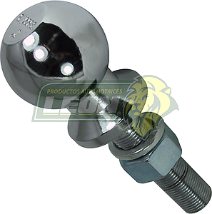 BOLA DE REMOLQUE PARA 3,500 LIBRAS 2" X 3/4 X 2" CROMADA