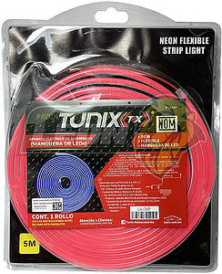 MANGUERA DE LED FLEXIBLE DE 30W TIPO GEL, COLOR ROSA (5 mts.)
