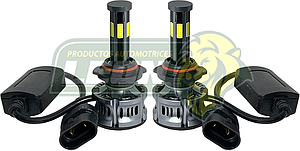 FOCO LED H10 SISTEMA COMPLETO 6 CARAS DE LEDS 2800 lm ALTA Y BAJA (JGO. C/2 pz.)