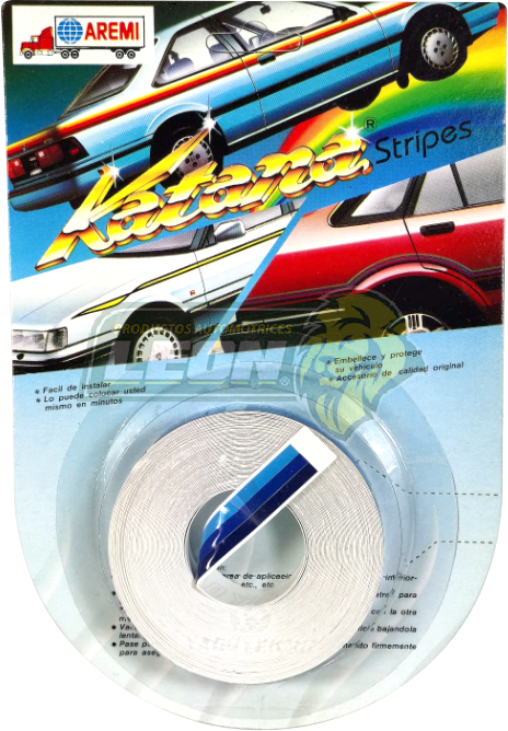 CINTA AUTOADHESIVA KATANA TRES TONOS AZUL