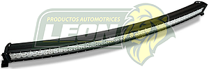 FARO o BARRA 130 CMS LARGO x 7 CMS ANCHO, CURVA 100 HIPERLEDS 3W C/UNO TUNIX