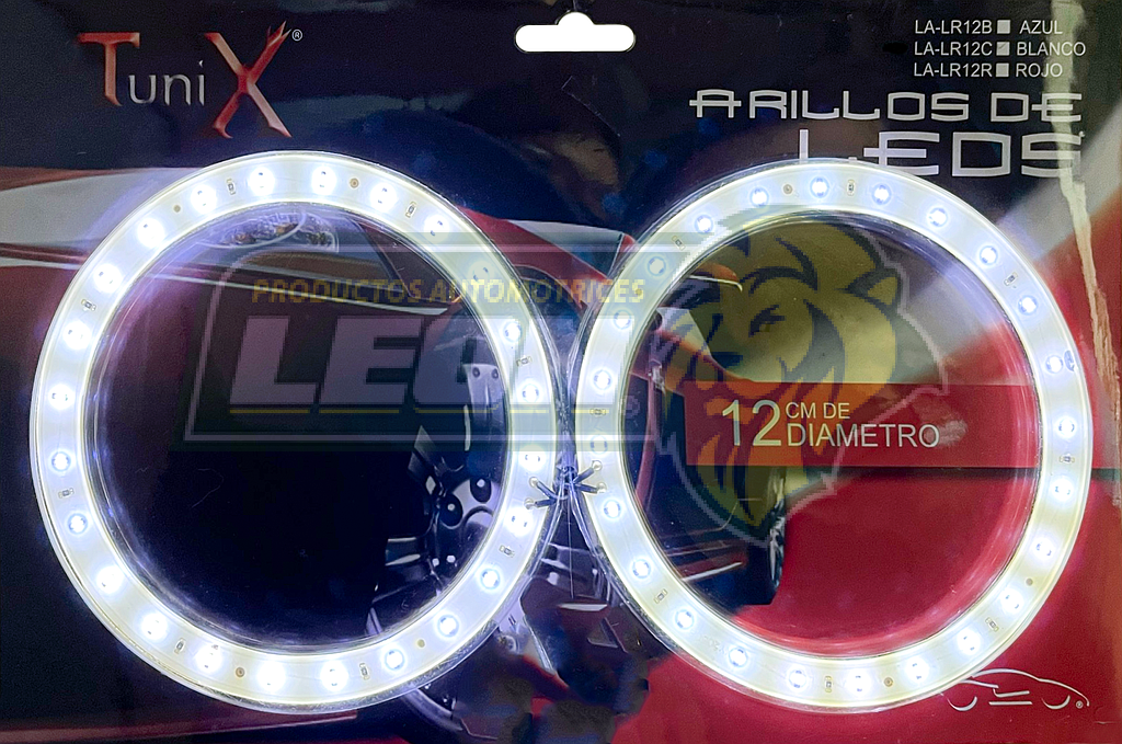 OJO DE ANGEL 12 CM C/24 LEDS BLANCO