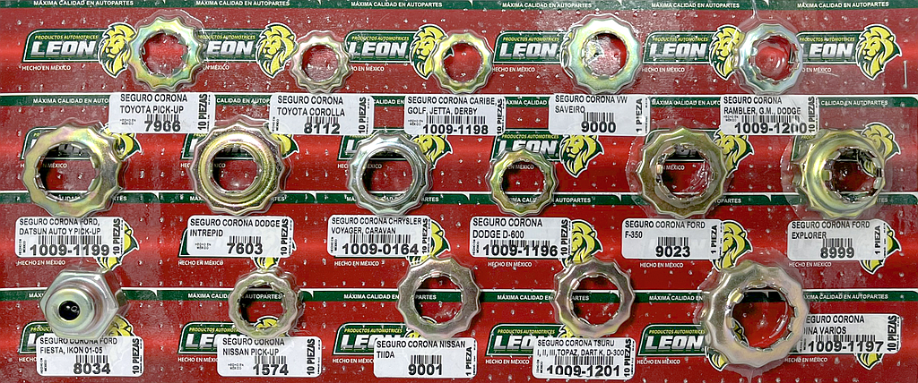 MUESTRARIO DE SEGUROS CORONA  VARIOS MODELOS