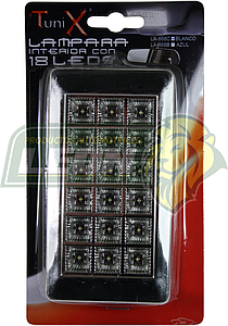 PLAFON INTERIOR 2 FUNCIONES 18 LED'S BCA