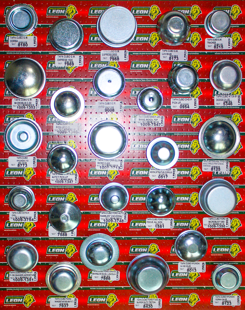 MUESTRARIO DE TAPA CUBOS (TABLA 1)