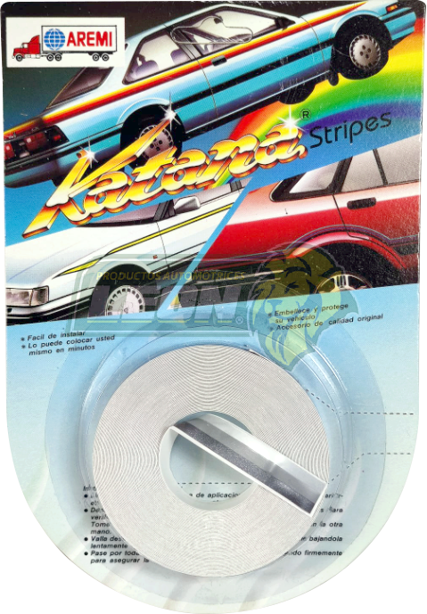 CINTA AUTOADHESIVA KATANA TRES TONOS PLATA