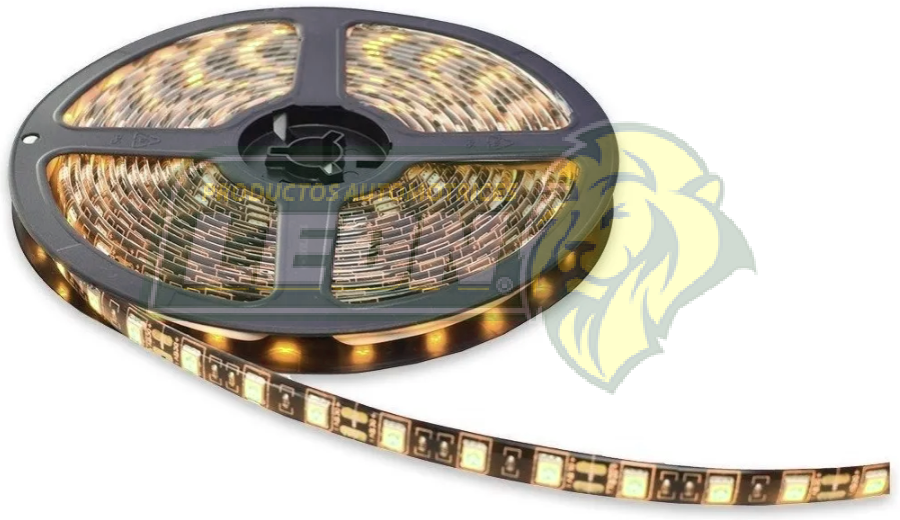 ROLLO HIPERLEDS (300 LEDS 5050 AMARILLOS) 5 mts. RECORTABLE (5M-YLW)