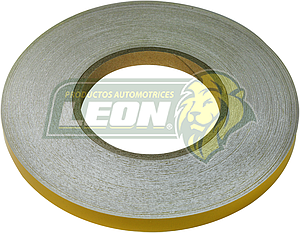 CINTA REFLEJANTE 1/2" AMARILLO 45 MTS