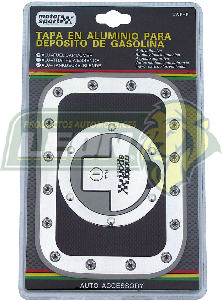 TAPA DE GAS ALUMINIO RECTANGULAR PARA JE