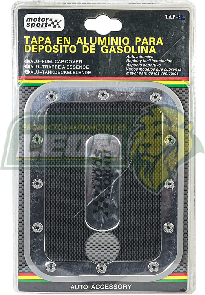 TAPA DE GAS ALUMINIO RECTANGULAR CHICA P