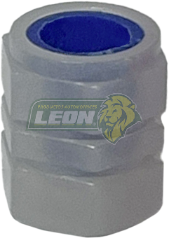 TAPON P/VALVULA DE LLANTA PLASTICO FLUORESCENTE AZUL (PRECIO X 100 pzas.)