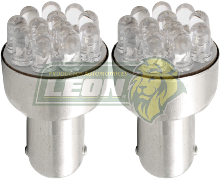 FOCO 1141 DE 12 LEDS 12V "PURPURA" (JGO. c/2pz.)