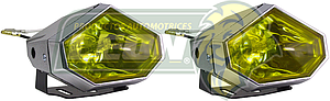 FAROS ALUMINIO DIAMANTE 85/55W (AZUL, AMARILLO) (JGO. c/2 pz.)