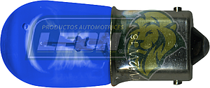 FOCO UN POLO BOMBILLA CHICA COLOR AZUL 12V P/PAREJA