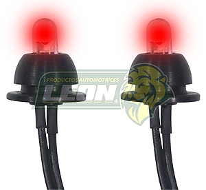 LUZ SIMULADOR DE ALARMA C/LUZ DE LED ROJA