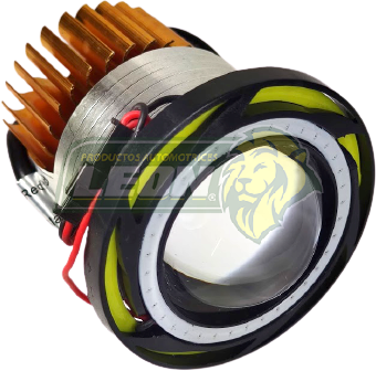 FARO MOTO HI-LOW Y ESTROBO OJO DEMONIO Y OJO ANGEL BLANCO/ROJO