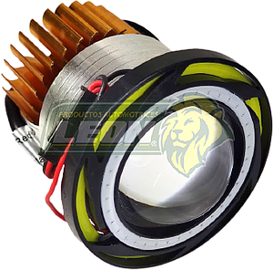 FARO MOTO HI-LOW Y ESTROBO OJO DEMONIO Y OJO ANGEL BLANCO/ROJO