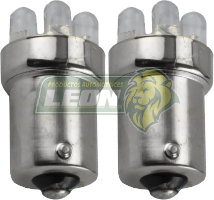 FOCO 67 12V 3 LEDS VERDE (JGO. c/2 pz.)