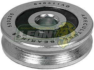 BALERO AGRICOLA PARA GUIA DE CABLE, RANURA EN V (832287M91, 80012492) 6x28x9 mm