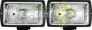 FARO HALOGENO RECTANGULAR 100W 12V CLARO (JGO. c/2 pz.)